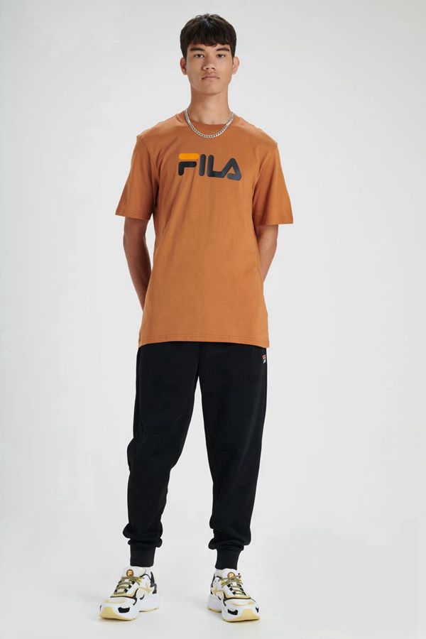 Camisetas Fila Homem Marrom/Pretas/Laranja - Fila Eagle En Portugal,VKEH-93782